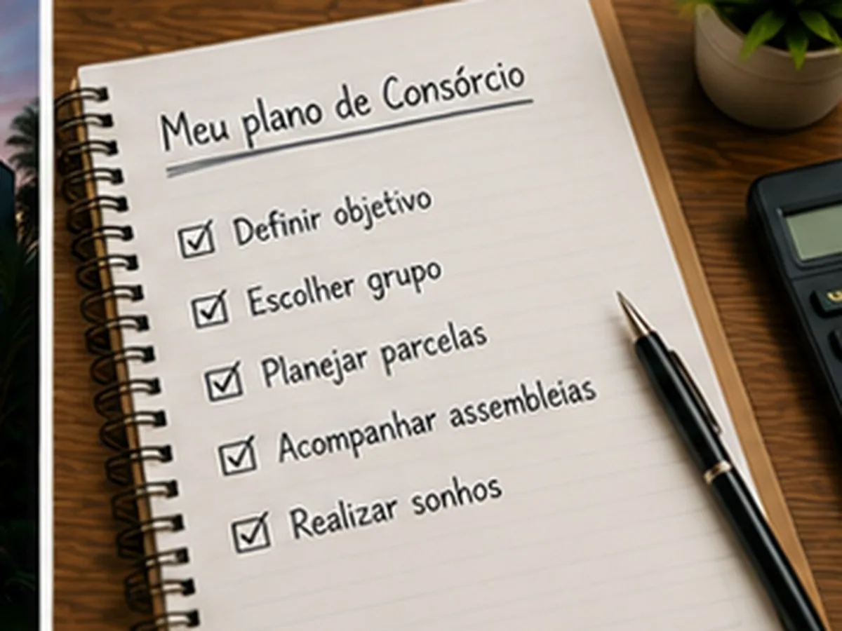 Planejamento do objetivo: Consórcio de Minivan, em Porto Murtinho e Mato Grosso do Sul